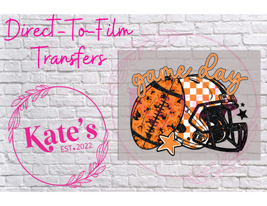 Orange Game Day Direct-To-Film Transfer